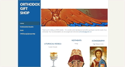 Desktop Screenshot of orthodoxgiftshop.com