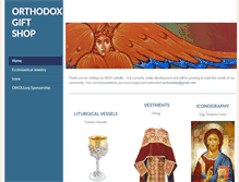 Tablet Screenshot of orthodoxgiftshop.com